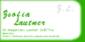 zsofia lautner business card